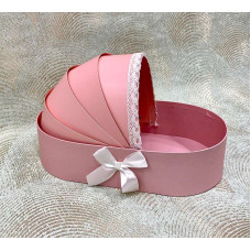 Коробка "Люлька" рожева