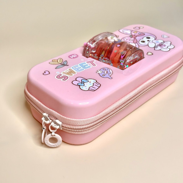 Пенал для дівчат персикового кольору