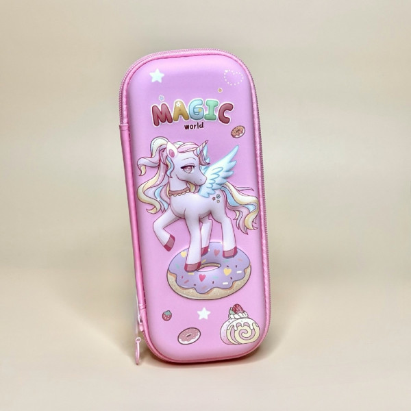 Пенал для дівчат рожевого кольру