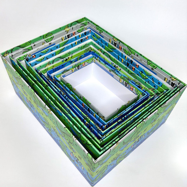 Подарункові коробки “Дракоша” прямокутні, набір із 10 шт