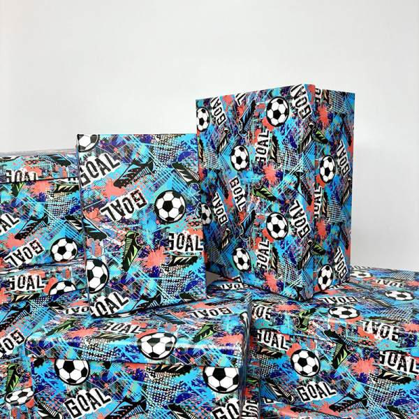 Подарункові коробки “Мячики” прямокутні, набір із 10 шт