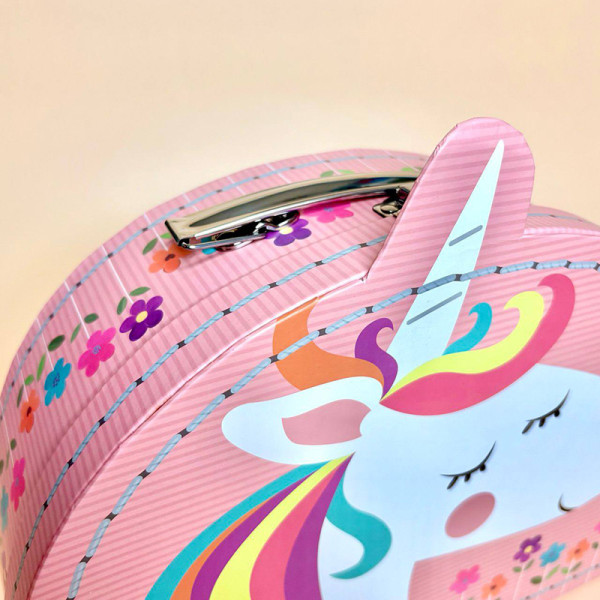 Подарункові коробки-чемоданчики з единорогом, набір з двох штук