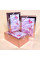 Набір подарункових коробок з малюнком "Метелики" рожевого кольору