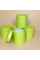 Набір круглих подарункових коробок (5 шт) салатового кольору