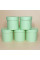 Набір круглих подарункових коробок (5 шт) фісташкового кольору
