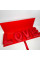 Подарункова коробка з написом “LOVE” , червона