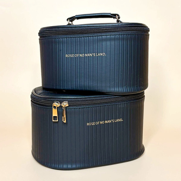 Дорожня косметичка органайзер для косметики чорного кольору