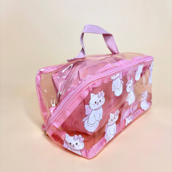 Набір з двох косметичок з Котиками