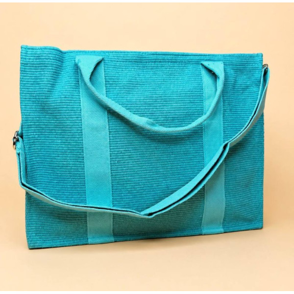 Містка текстильна сумка Tote Bag м'ятного кольору