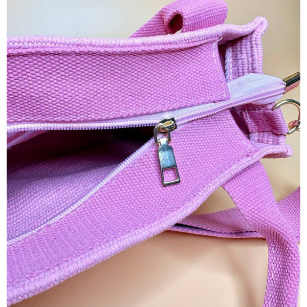 Стильна жіноча сумка Tote Bag рожевого кольору