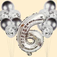 Набір кульк "Срібло"-6