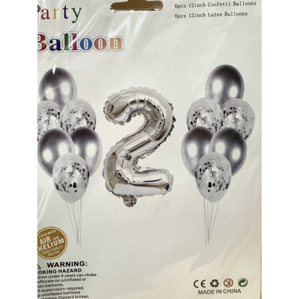 Набір кульк "Срібло"-2