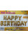 Набір фольгованих кульок HAPPY BIRTHDAY червоного кольору