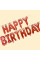Набір фольгованих кульок HAPPY BIRTHDAY червоного кольору