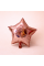 Фольгована кулька "Зірка" рожеве золото