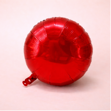 Фольгована кулька "Коло" червона