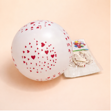 Латексні кульки "Love" білі