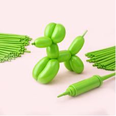 Кульки для моделювання ШДМ  (100шт) 260 см  салатового кольору