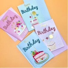 Листівка на день народження з конвертом Happy Birthday