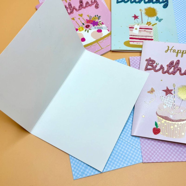 Листівка на день народження з конвертом Happy Birthday