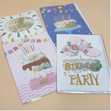 Набір святкових листівок для привітань Birthday 