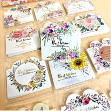 Набір подарункових листівок з квітковим дизайном