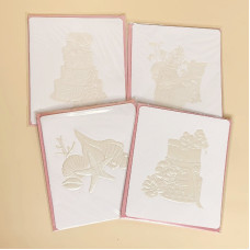 Набір святкових листівок для привітань Wedding