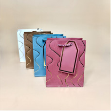 Подарункові пакети серія "Skin-Хвиля" XS