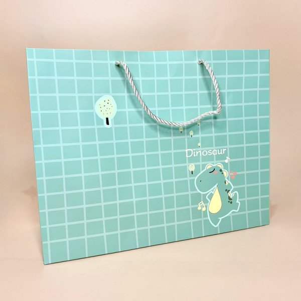 Пакети для пляшок з геометричним принтом "Dino"