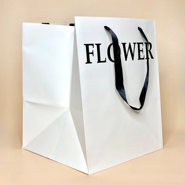 Подарунковий пакет для квітів квадратний "Flower"