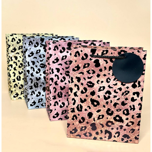 Леопардові пакети для подарунків