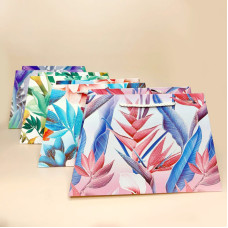 Подарунковий пакет із квітковим принтом Розмір M