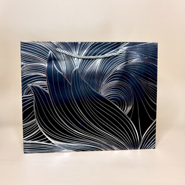 Подарункові пакети з абстрактним малюнком "Leaf" розмір M