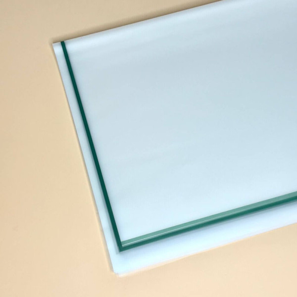 Калька матова напівпрозора зелений кант