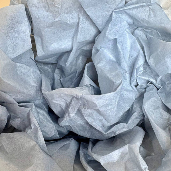 Папір тішью листовий в сірому кольрі 