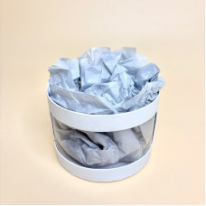 Папір тішью листовий в сірому кольрі 