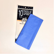 Папір тішью у листах 10 аркушів синьо-фіолетового кольору