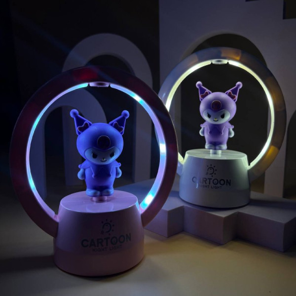 Настільний LED-нічник з декоративною фігуркою Куромі  білий