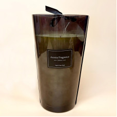 Ароматична свічка у склі Aroma Fragrance серія "Luxury" (велика) чорного кольору