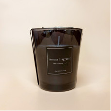 Ароматична свічка у склі Aroma Fragrance серія "Luxury" (середня) чорного кольору