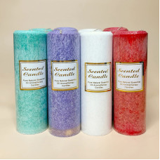 Ароматичні свічки Scented Candle у різних кольорах великі