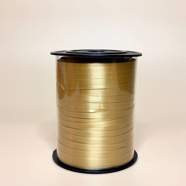 Пакувальна стрічка поліпропіленова 5 мм золотого кольору