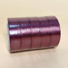 Стрічка атласна однотонна 2.5 см колір : винний