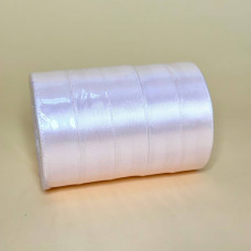 Стрічка атласна однотонна 2.5 см колір : кремово рожевий