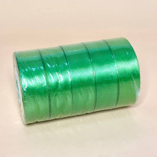 Стрічка атласна однотонна 2.5 см колір : салатовий