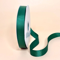 Репсова стрічка в рулоні колір зелений