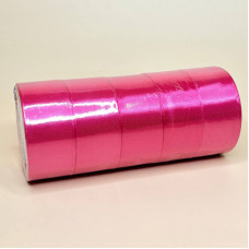 Декоративна атласна стрічка для пакування 4 см малинового кольору