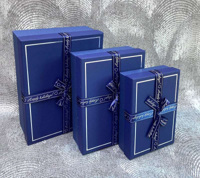 Набір подарункових коробок "Blue"