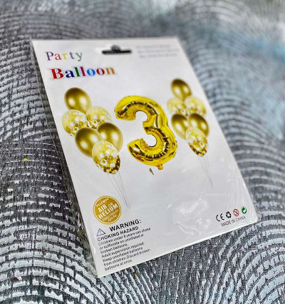 Набір кульок "Golden"-3