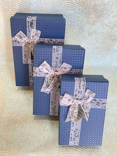 Набір подарункових коробок "Blue"